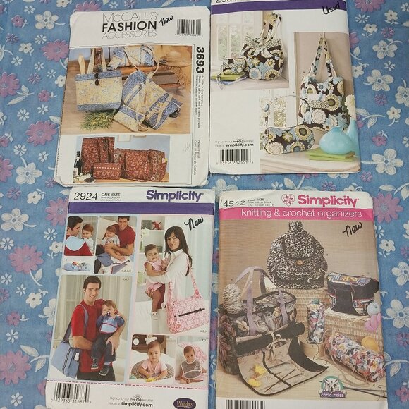 McCalls Other - 3060 Lot of 4 Crafty Bag Sewing Pattern's.